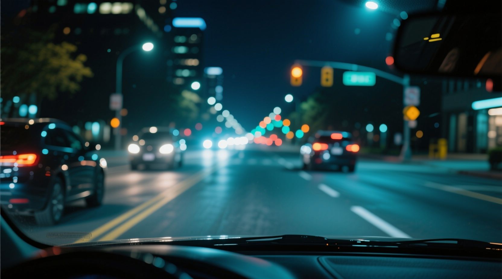 Night highway scene representing dashcam footage search